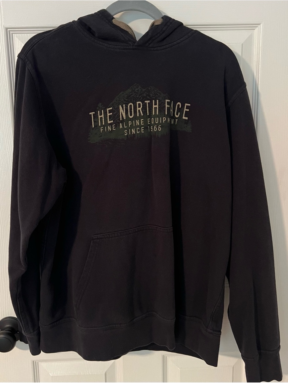 The North Face Black Crewneck Pullover with Logo